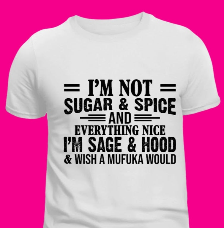 Sage and Hood Tee