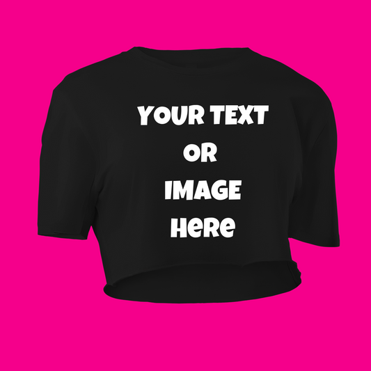 *CUSTOM* CROPPED TEE