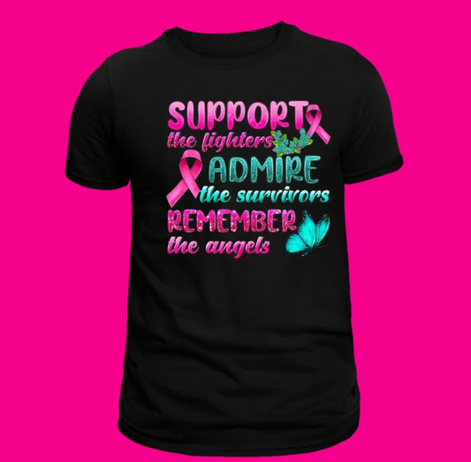 Support Admire Remember Awareness Tee