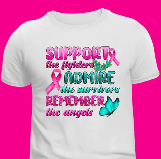 Support Admire Remember Awareness Tee